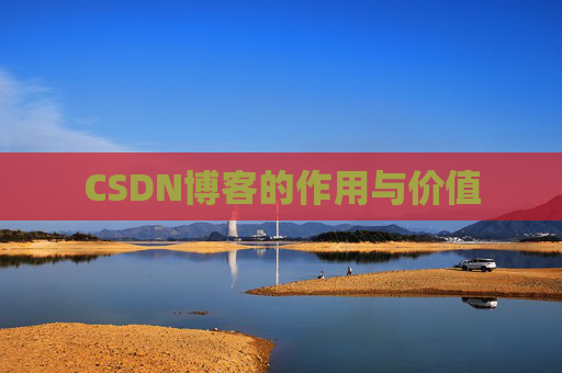 CSDN博客的作用与价值