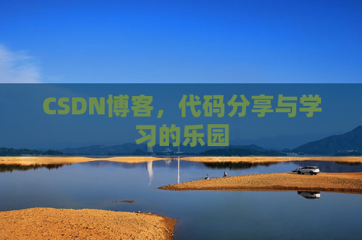 CSDN博客，代码分享与学习的乐园